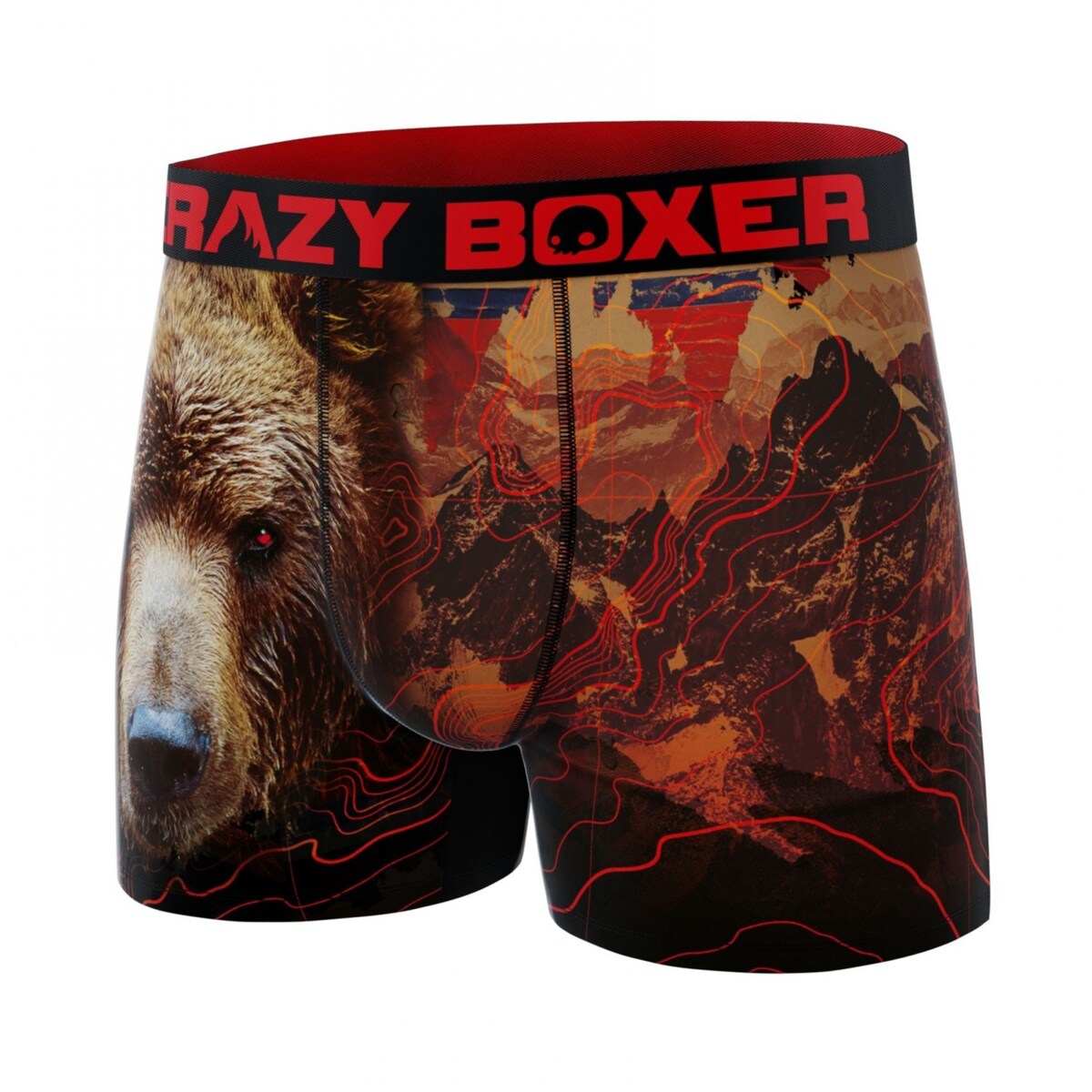 Crazy Boxer Outdoor Bear Mens Boxer Briefs