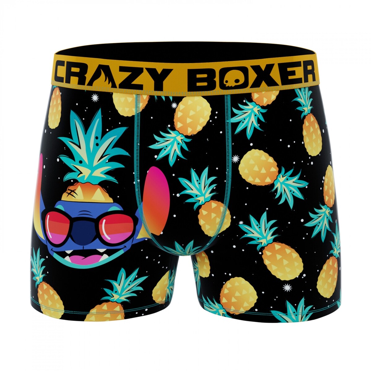 Crazy Boxers Lilo And Stitch Pineapple Print Boxer Briefs In Gift Box