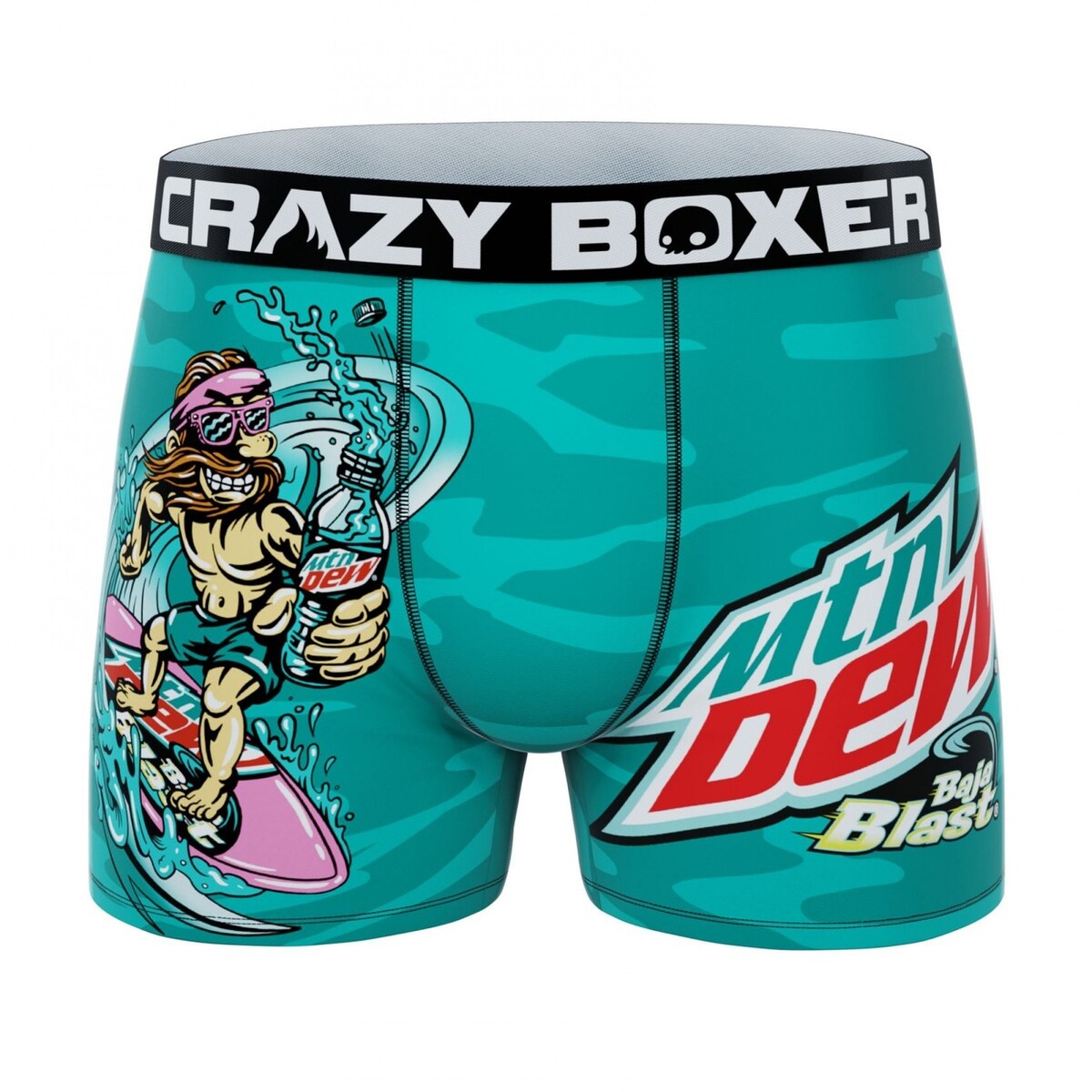Crazy Boxers Mountain Dew Baja Blast Boxer Briefs In Soda Can