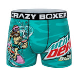Crazy Boxers Mountain Dew Baja Blast Boxer Briefs In Soda Can