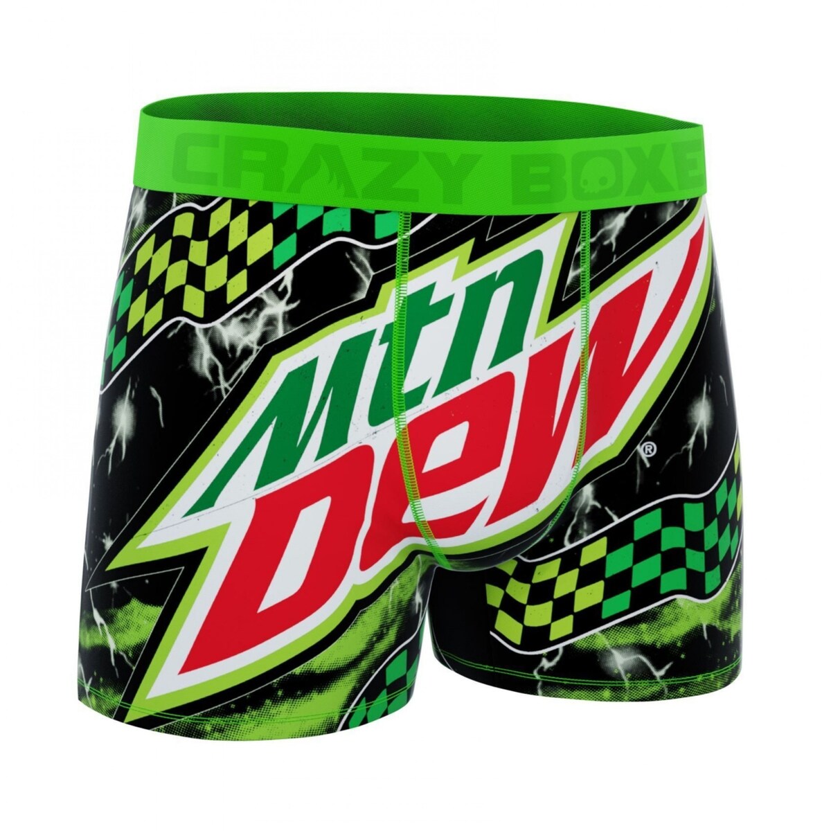 Crazy Boxers Mountain Dew Brand Boxer Briefs