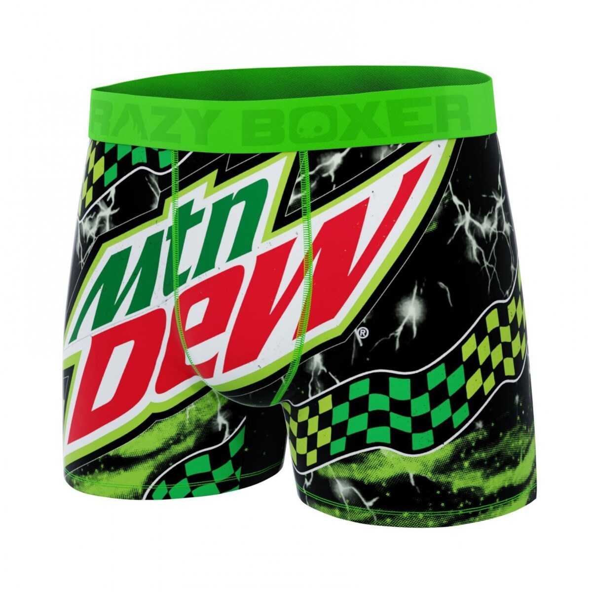 Crazy Boxers Mountain Dew Brand Boxer Briefs