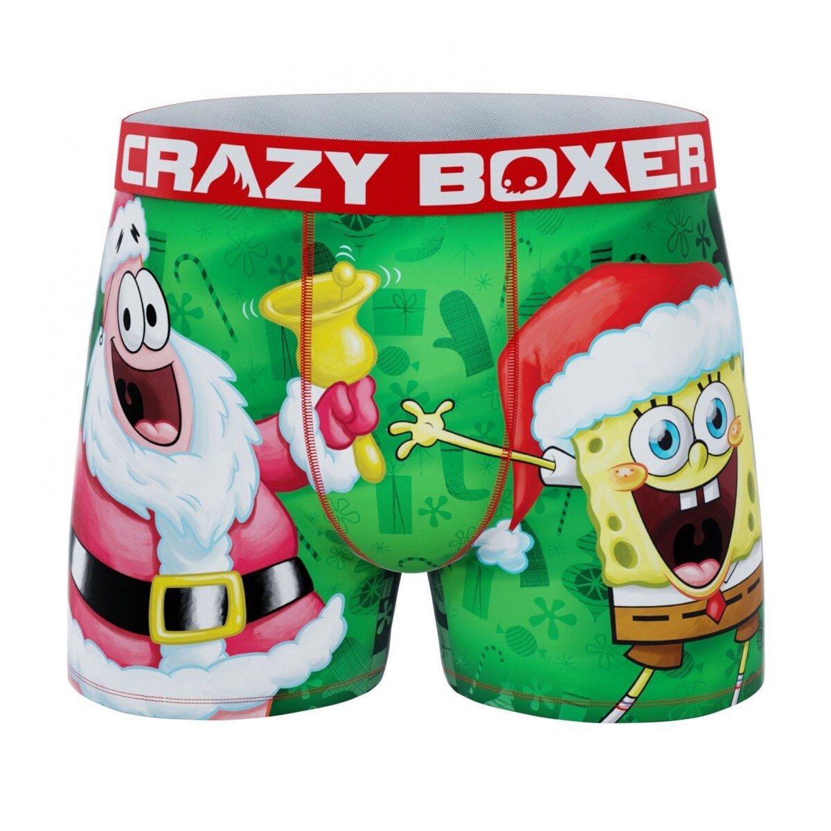 Crazy Boxers Spongebob Squarepants Holidays Mens Boxer Briefs
