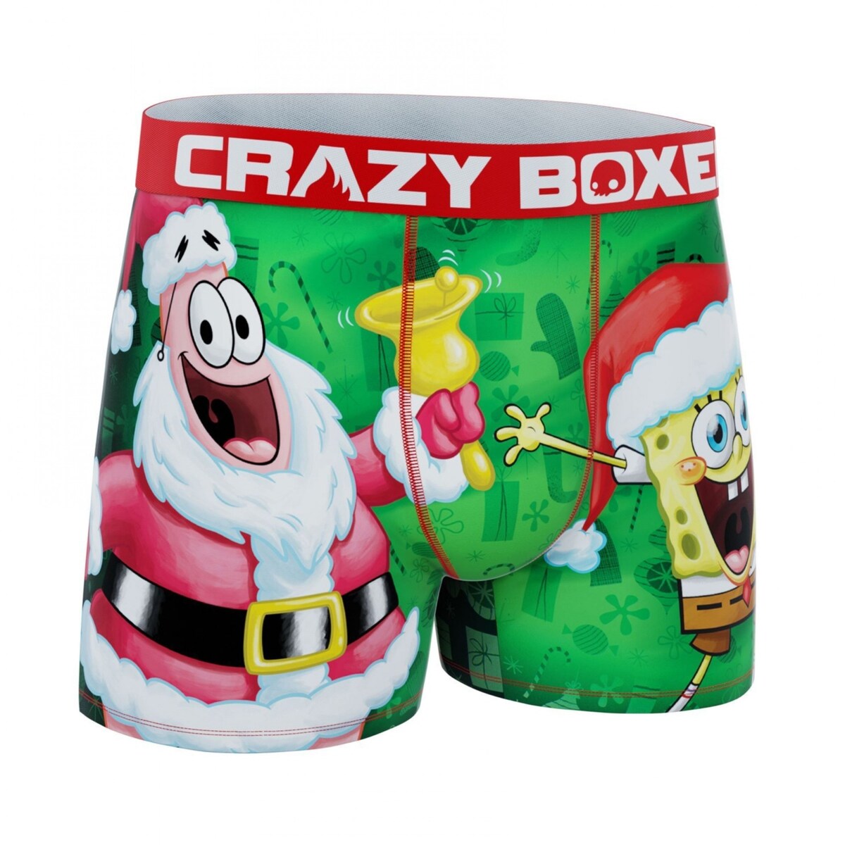 Crazy Boxers Spongebob Squarepants Holidays Mens Boxer Briefs