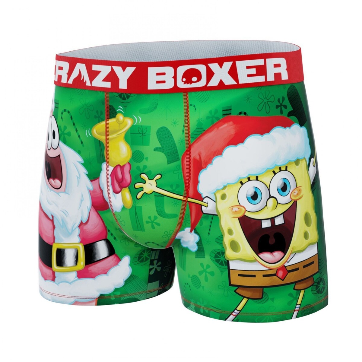 Crazy Boxers Spongebob Squarepants Holidays Mens Boxer Briefs