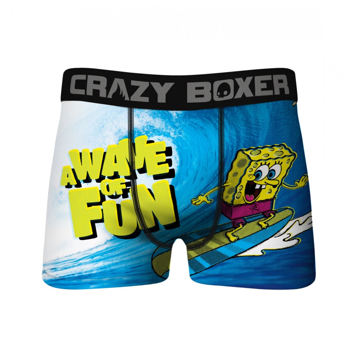 Crazy Boxers Spongebob Squarepants Waves Of Fun Boxer Briefs