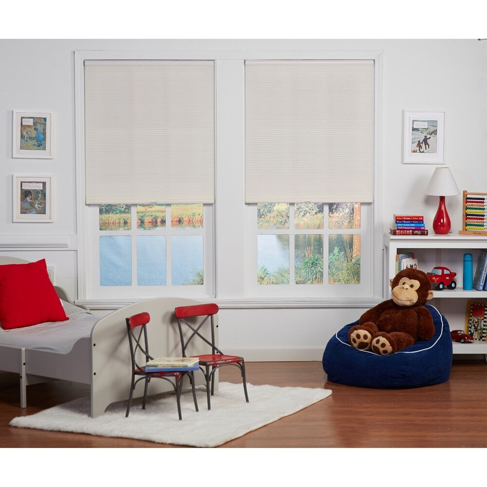 Regal Estate Cream Light Filtering Cordless Cellular Shade (48 inches long)