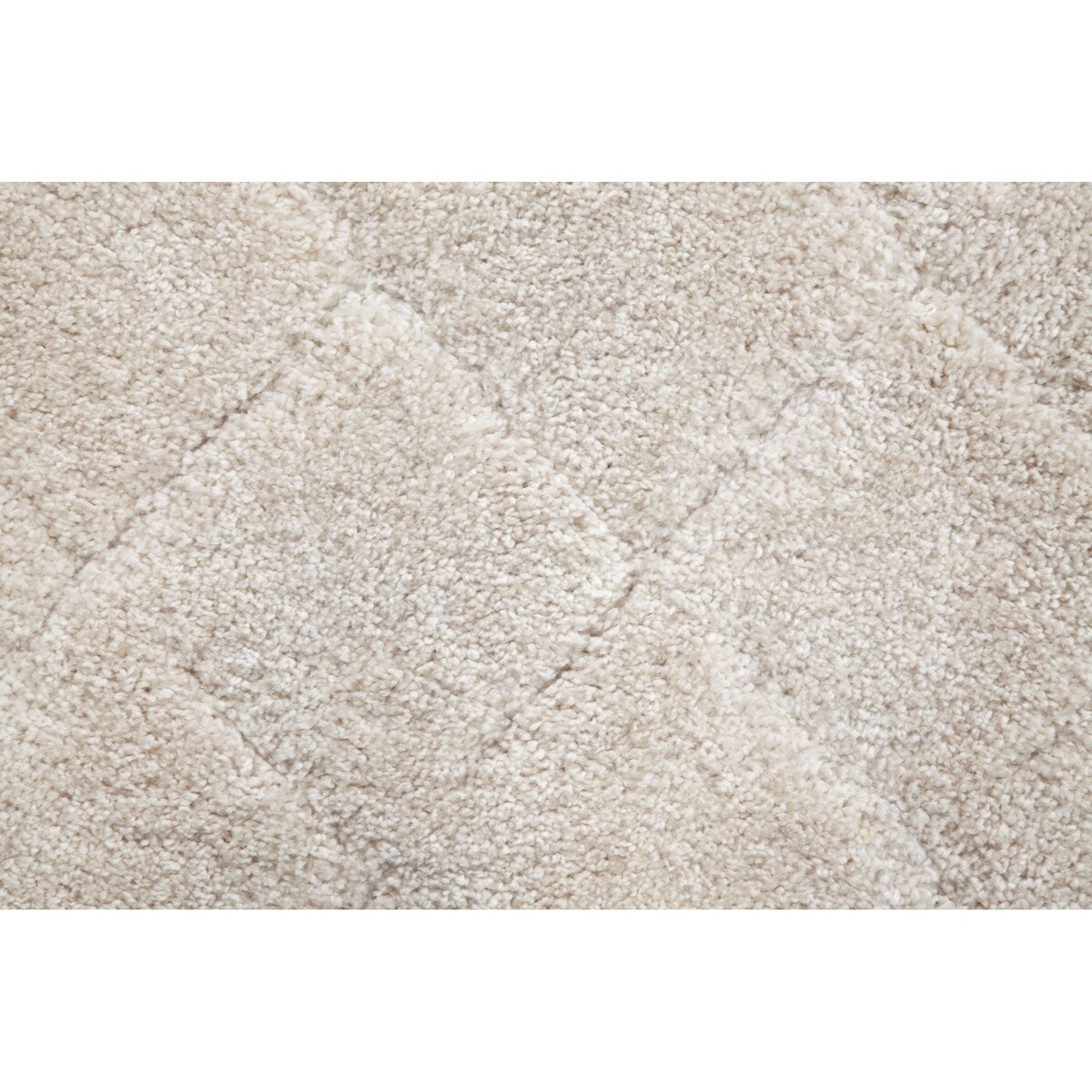 Cream Polypropylene Tufted Area Rug 8x10 - 8' x 10'