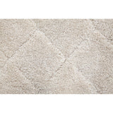 Cream Polypropylene Tufted Area Rug 8x10 - 8' x 10'