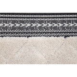 Cream Polypropylene Tufted Area Rug 8x10 - 8' x 10'