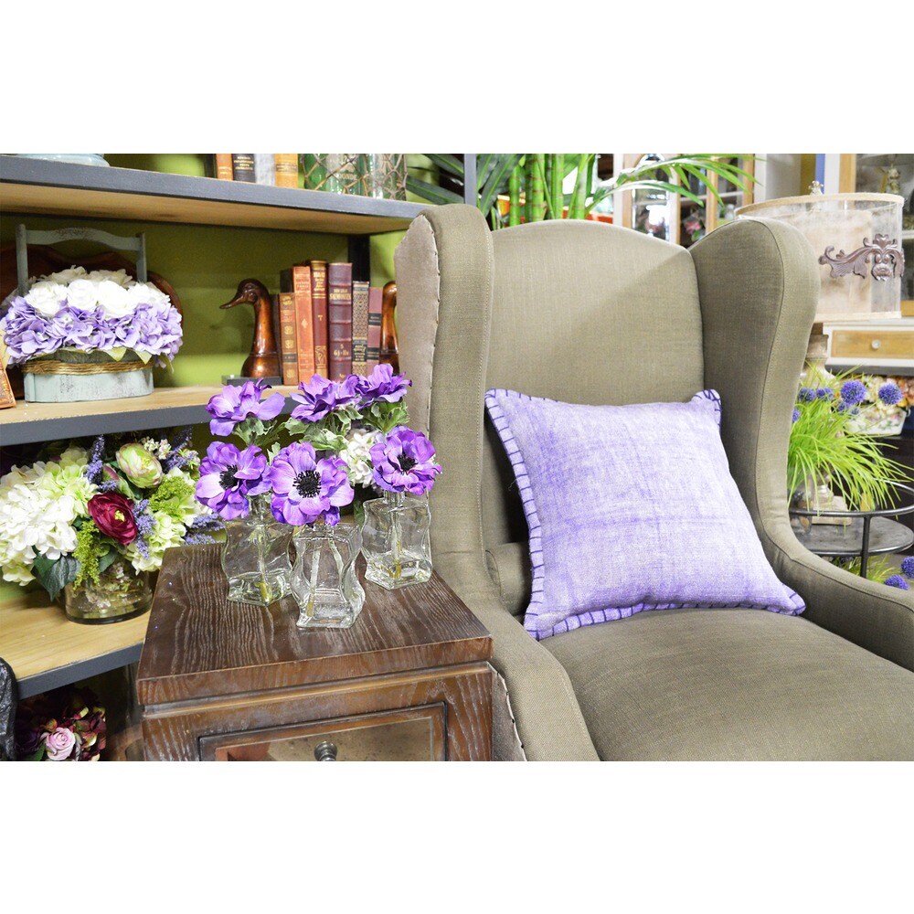 Creative Displays Faux Purple Silk Floral Bouquets (Set of 3)