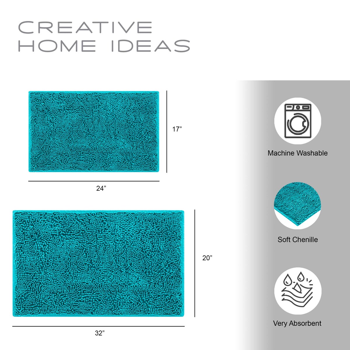 Creative Home Ideas Ombre 16 Piece Shower Set
