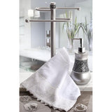 Creative Scents Brushed Nickel Silver Countertop Fingertip Towel Stand