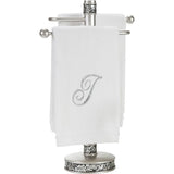 Creative Scents Brushed Nickel Silver Countertop Fingertip Towel Stand