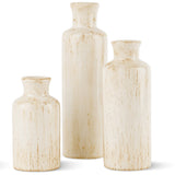 Creative Scents Rustic Luxe Vases for Decor - 3 Piece - Rustic Luxe