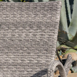 Crete Outdoor Armed Aluminum Wicker Chaise Lounge (Set of 2) by Christopher Knight Home