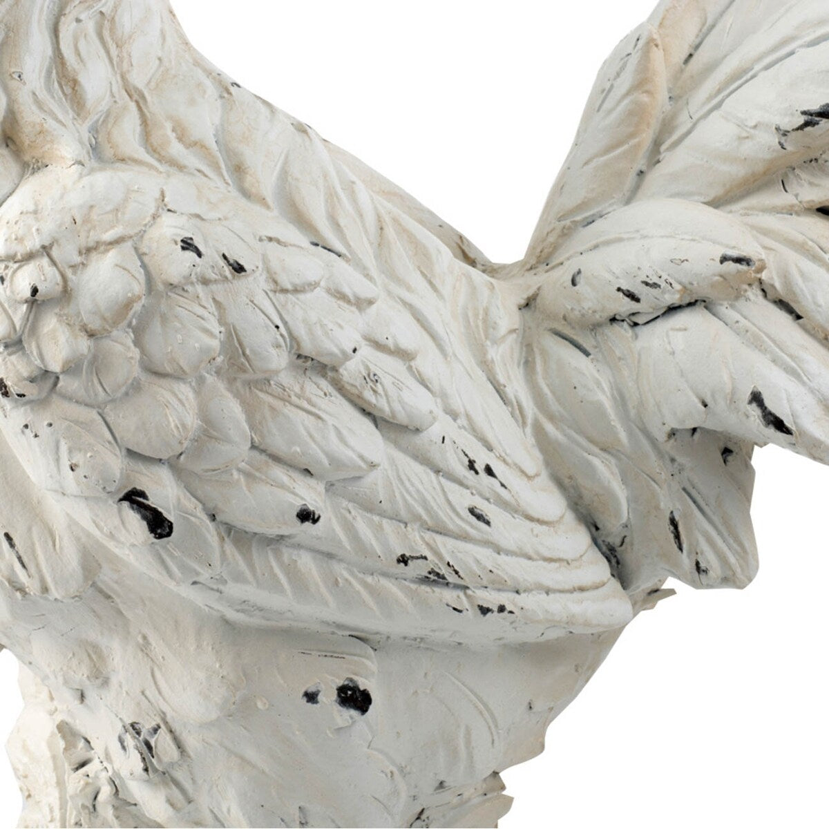 A&B Home Crisp White 22-inch Rooster Figurine