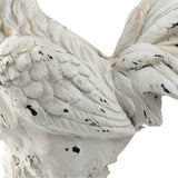 A&B Home Crisp White 22-inch Rooster Figurine