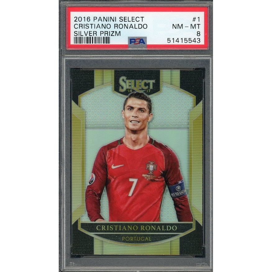 PANINI SELECT SOCCER プリシッチ Cristiano Ronaldo 2016 Panini Select Silver Prizm Soccer