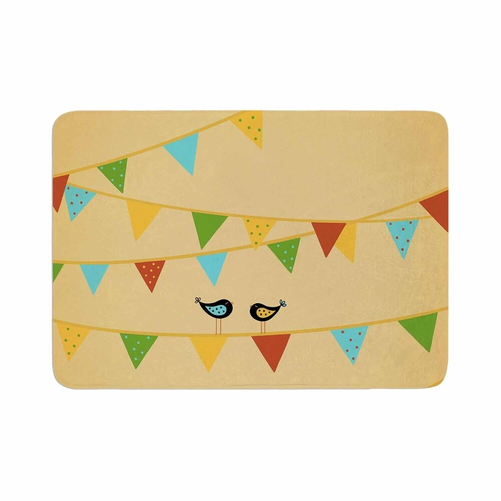 Cristina Bianco Design "Birds" Memory Foam Bath Mat