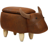 Critter Sitter Cow Storage Ottoman