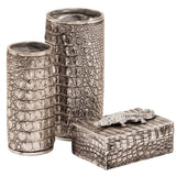 Crocodile Texture Vase Set