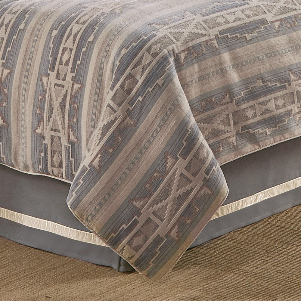 Croscill Ansonia Chenille Jacquard Wopven Southwest 4 Piece Comforter Set