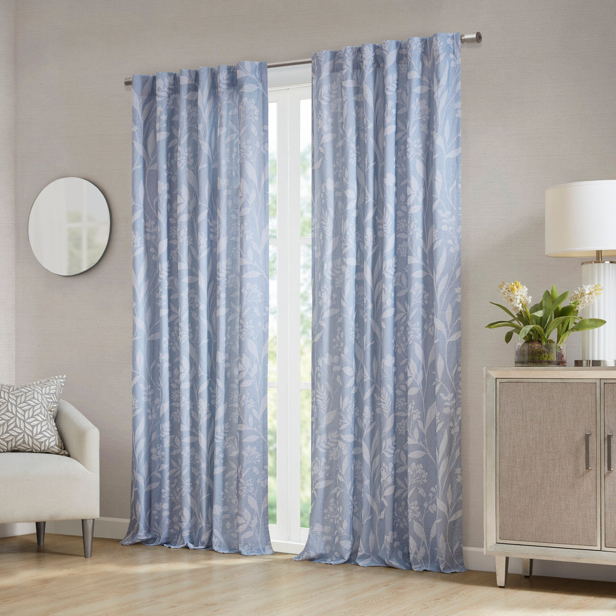 Croscill Winslow Floral Curtain Panel (Single)