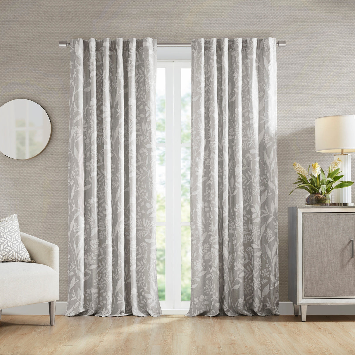 Croscill Winslow Floral Curtain Panel (Single)