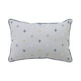 Porch & Den Braga Multicolored Embroidered Boudoir Pillow