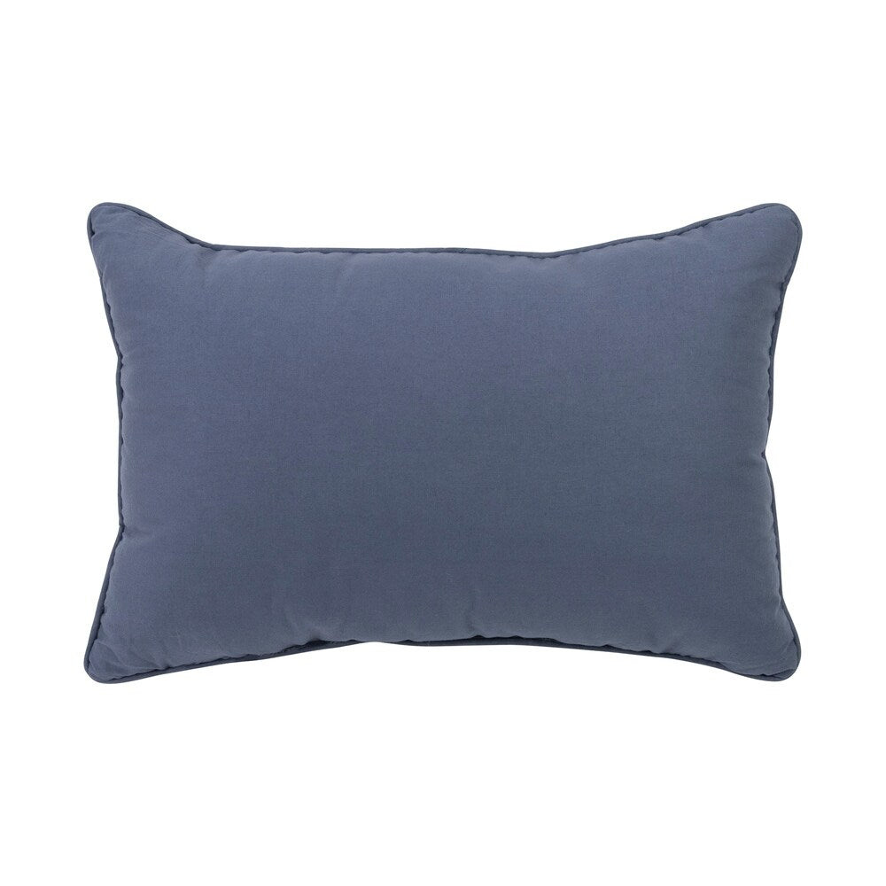Porch & Den Braga Multicolored Embroidered Boudoir Pillow