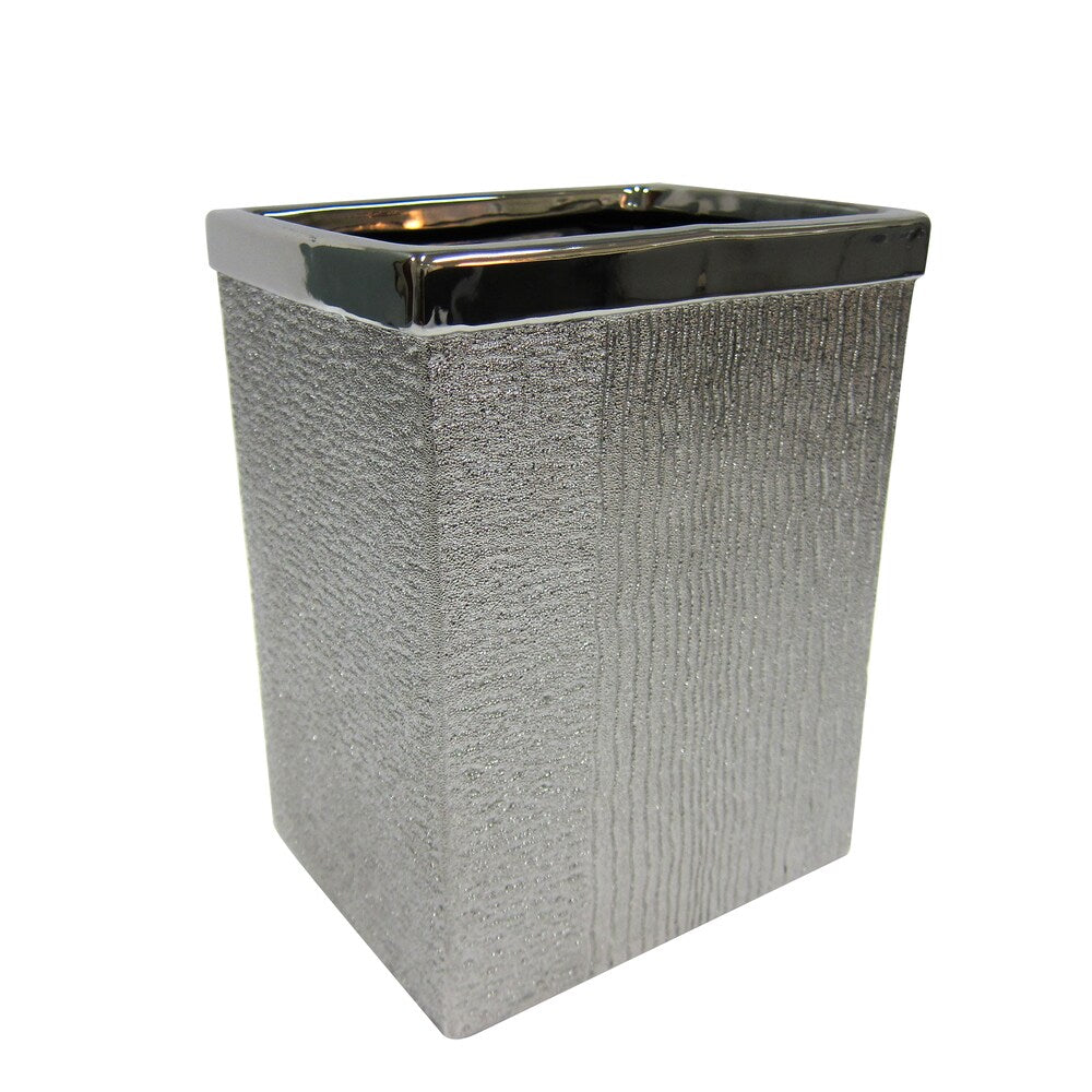 Croscill Roebling Stripe Wastebasket