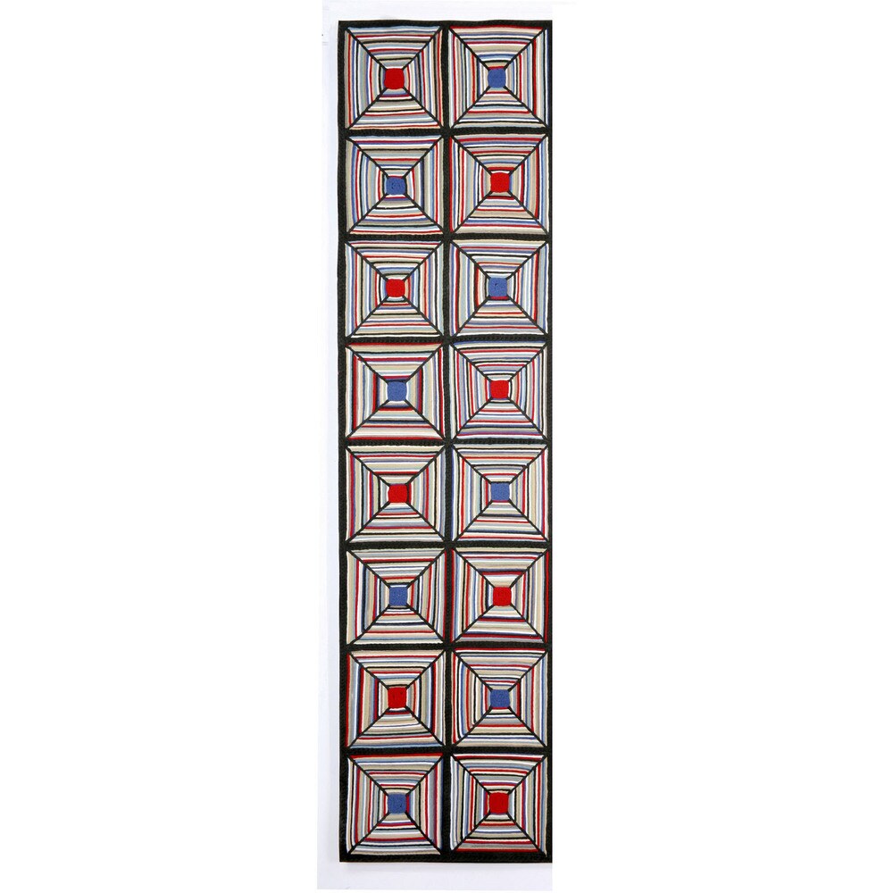 Cross Stitch Outdoor Rug