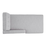 Crowningshield Upholstered Chaise Lounge with Arm by Christopher Knight Home