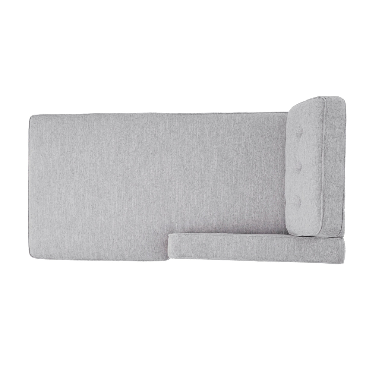 Crowningshield Upholstered Chaise Lounge with Arm by Christopher Knight Home