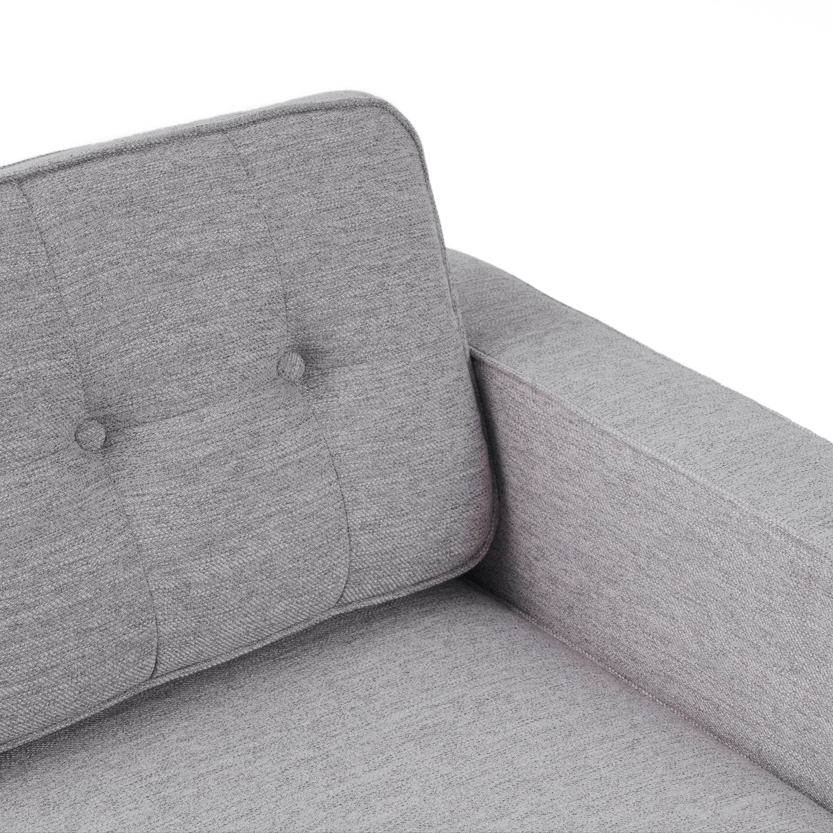 Crowningshield Upholstered Chaise Lounge with Arm by Christopher Knight Home