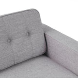 Crowningshield Upholstered Chaise Lounge with Arm by Christopher Knight Home