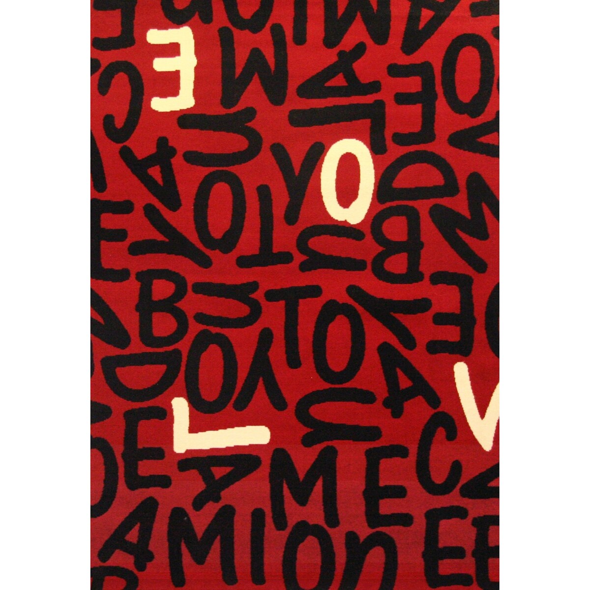 Crush Abstract Olefin Area Rug by Greyson Living