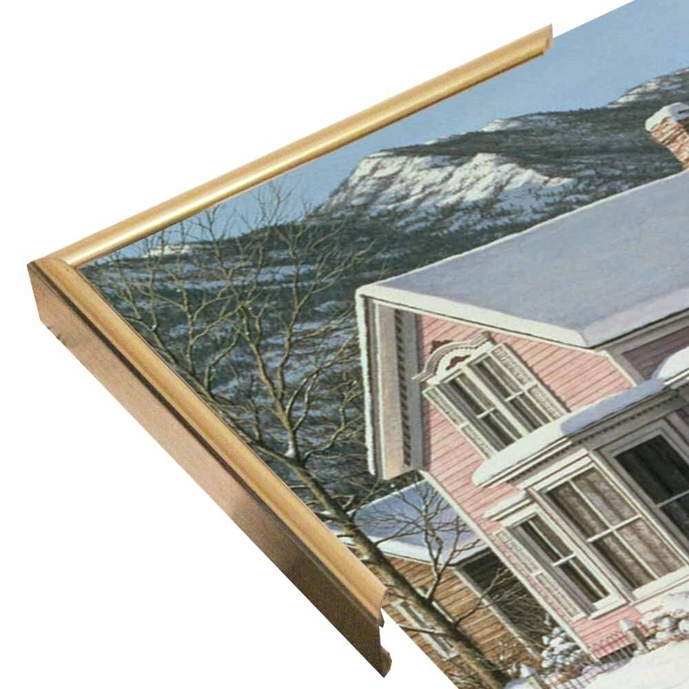 Crystal Calm-WILBRE6211 Framed Print 17.5"x31.25" by William Breedon