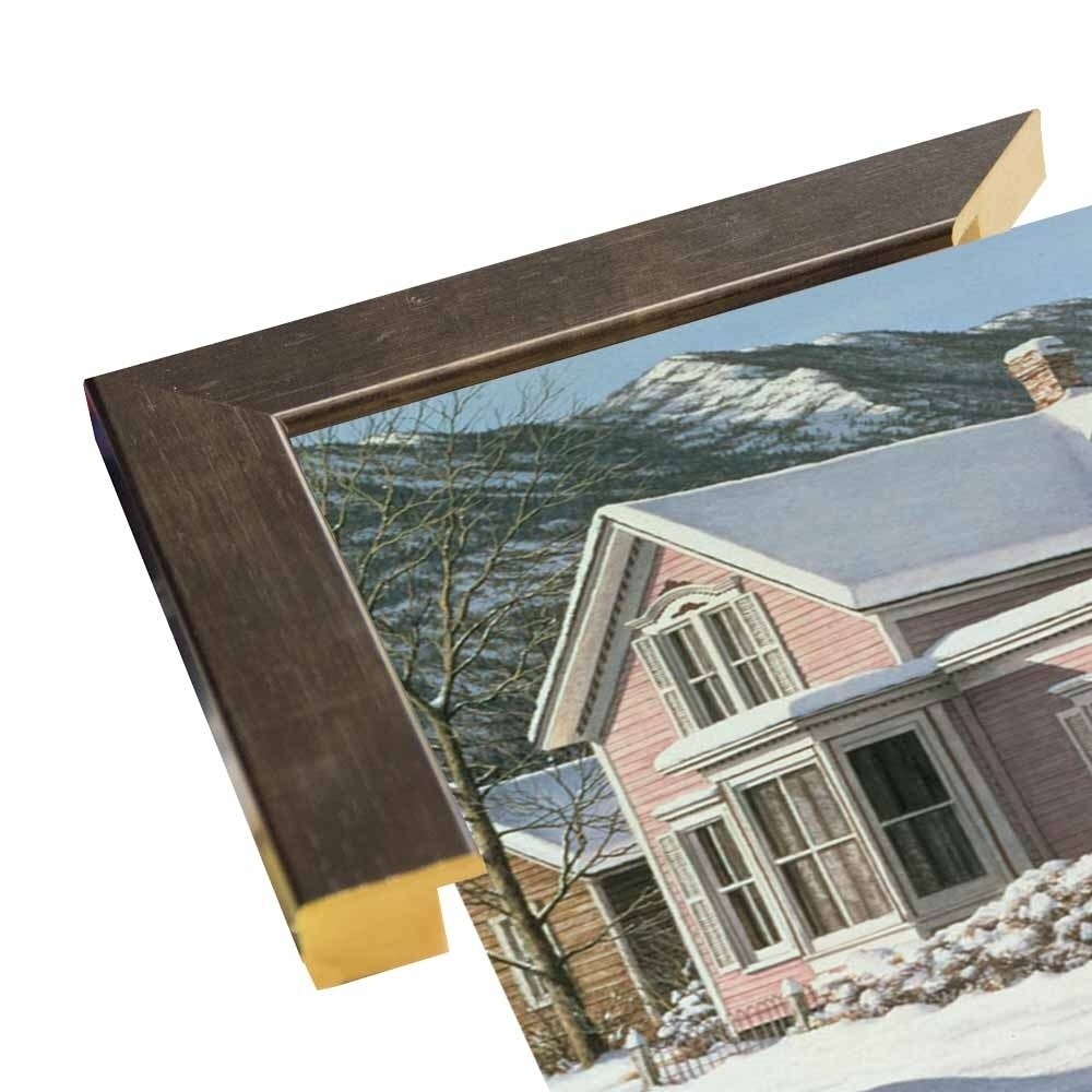 Crystal Calm-WILBRE6211 Framed Print 17.5"x31.25" by William Breedon
