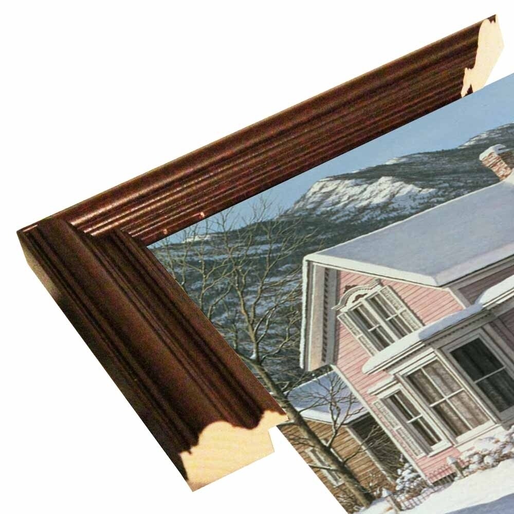 Crystal Calm-WILBRE6211 Framed Print 17.5"x31.25" by William Breedon