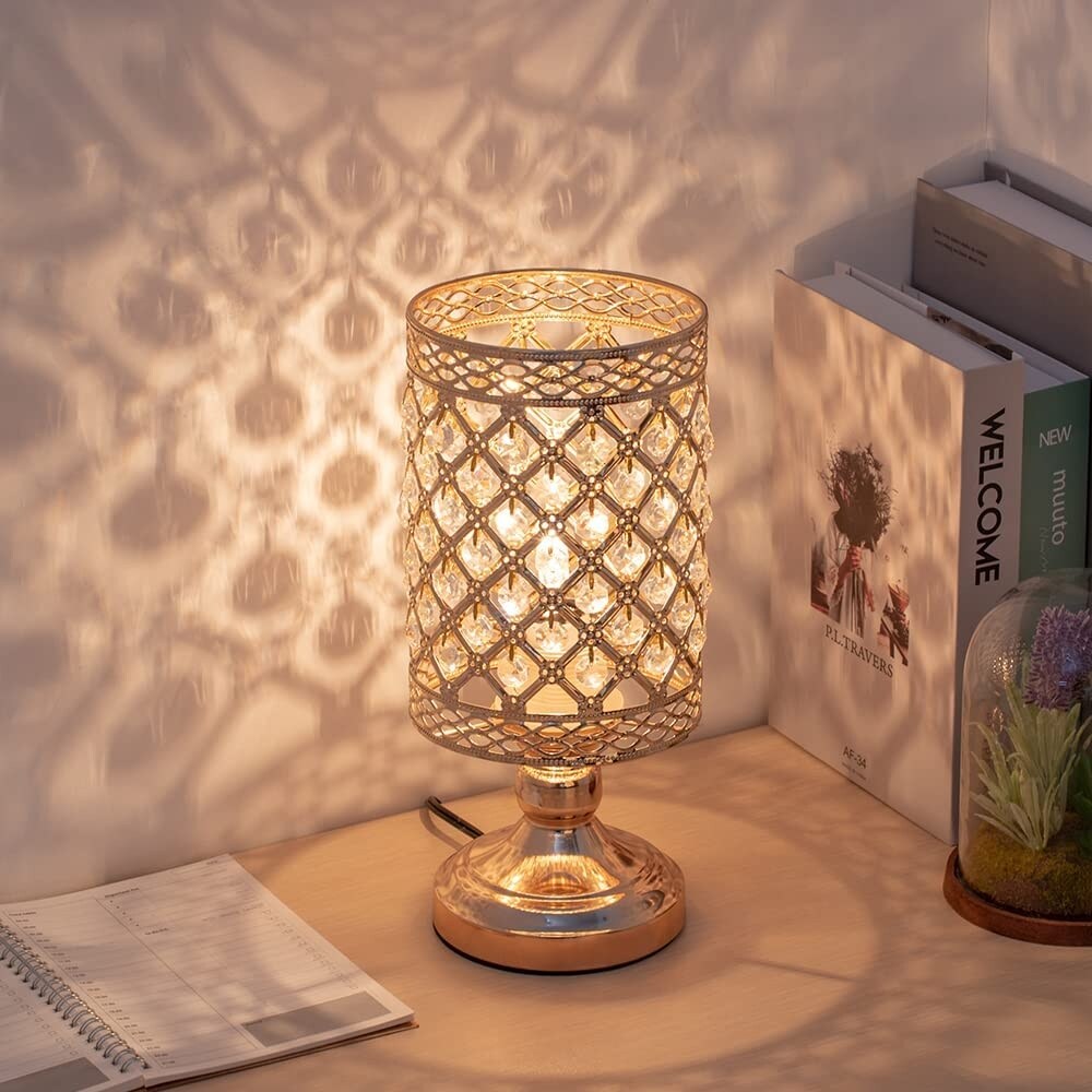 Crystal Desk Lamp - 10in