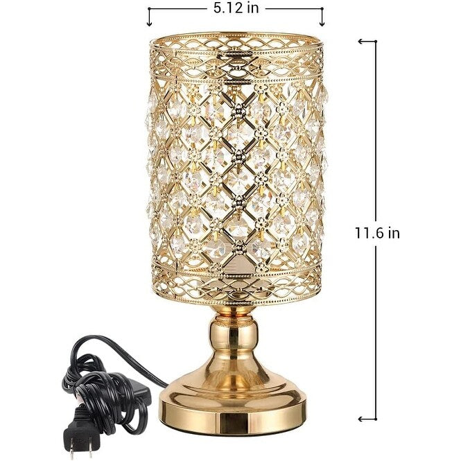 Crystal Desk Lamp - 10in