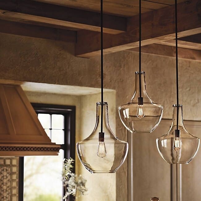Crystal Home Eight Light Pendant Frederick Spanish Bronze - Exact Size