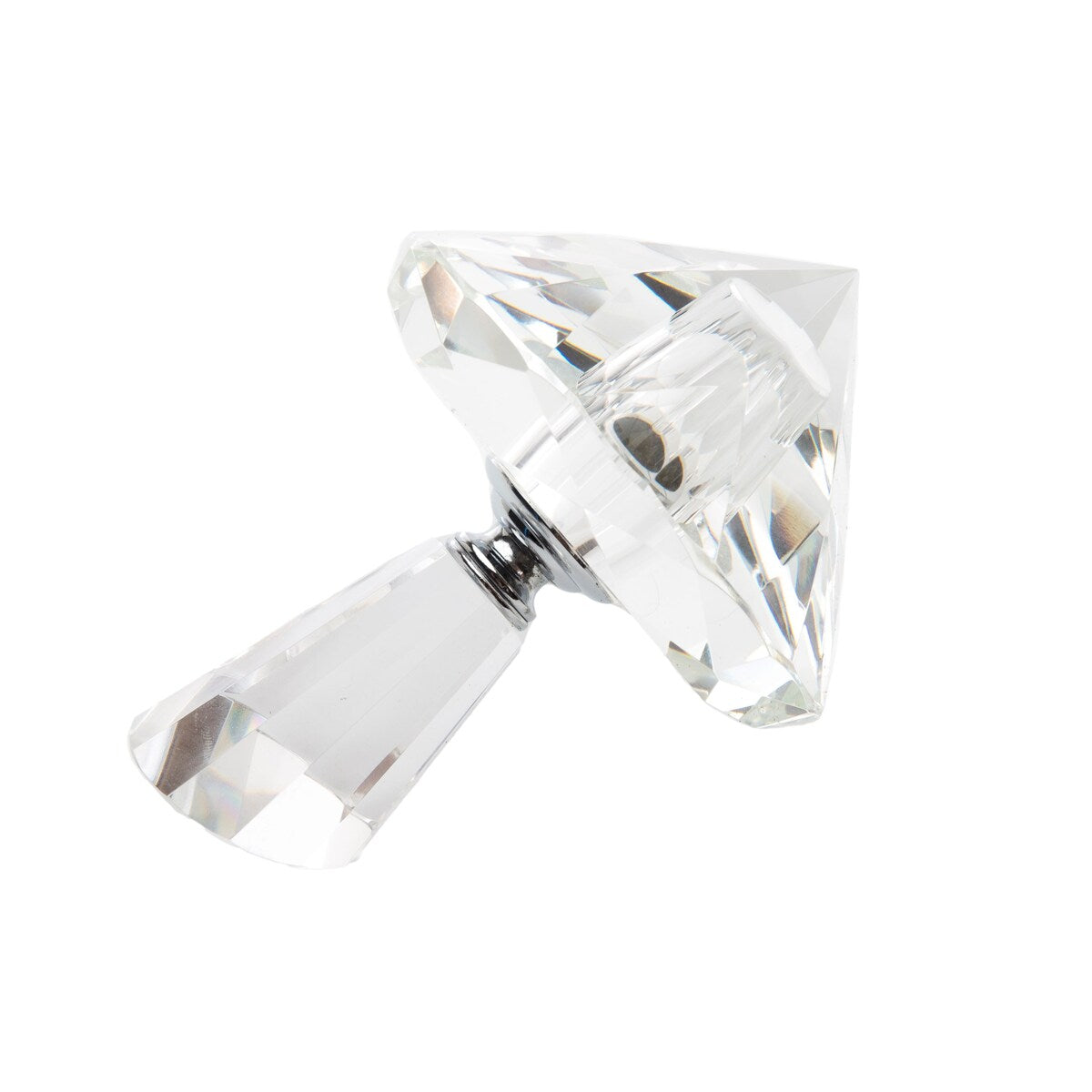 Crystal Leaning Perfume Bottle - 5.5x5.5x1.0