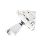 Crystal Leaning Perfume Bottle - 5.5x5.5x1.0