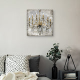 Crystal Luxe I Gold by Studio Arts Canvas Art Print