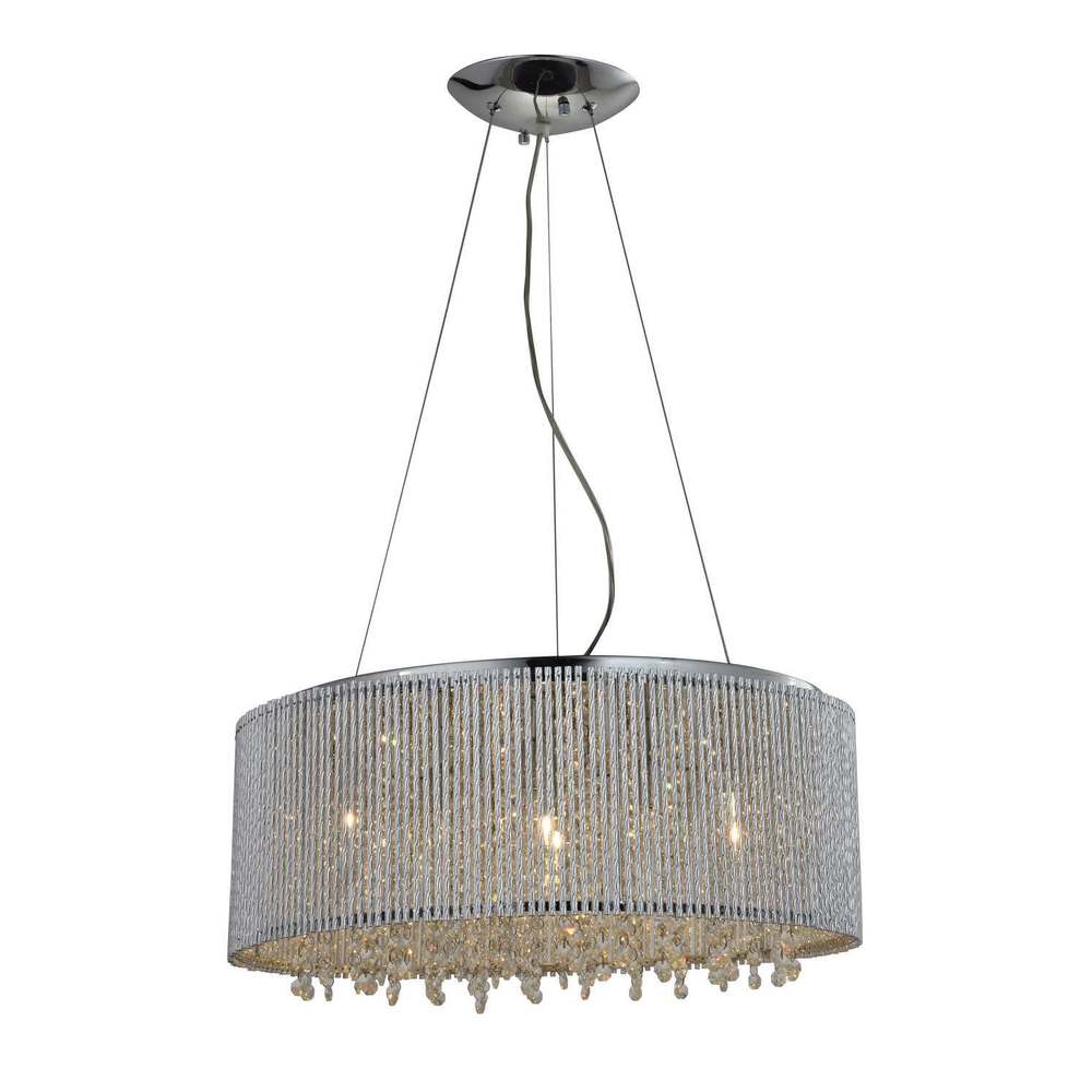 Bromi Design Crystalline Round Modern Crystals Chandelier