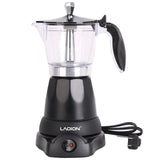 Cuban Coffee Maker, 6 Cup Electric Espresso Coffee Maker, 300ml Portable Cafeteras Electricas Modernas, Electric Moka Pot