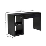 Cube Storage Office Desk, White